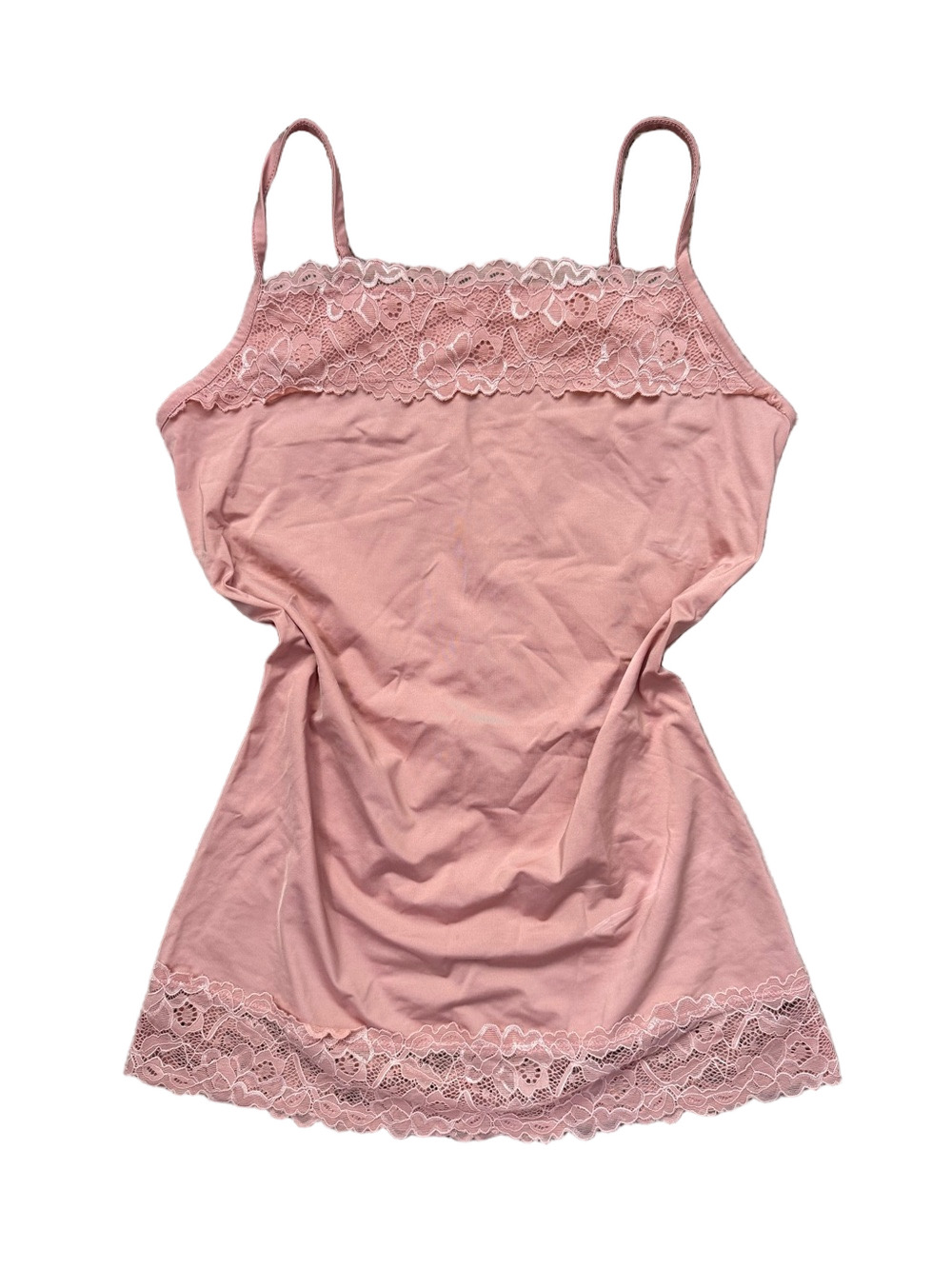 Maurices Rose Pink Lace-Trim Cami